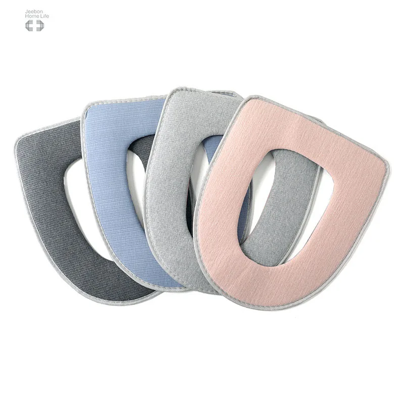 Уплотненный чехол для унитаза Зимний Теплый Мягкий моющийся коврик крышка