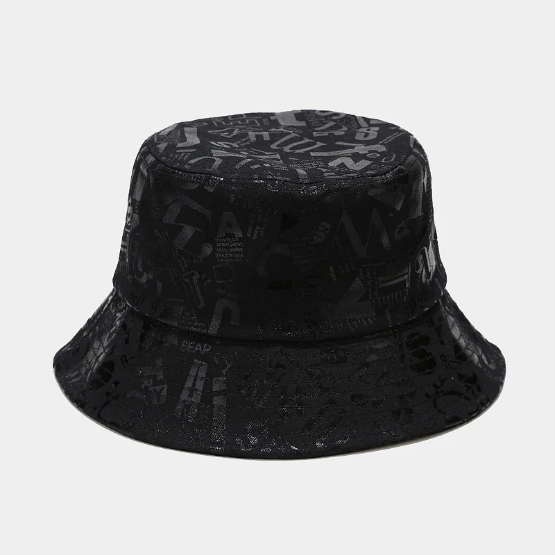 

Harajuku Graffiti Letter Printed Bucket Hats For Women Fisherman Hat Panama Bucket Hat Men Outdoor Casual Bonnet Cap Bob Chapeau