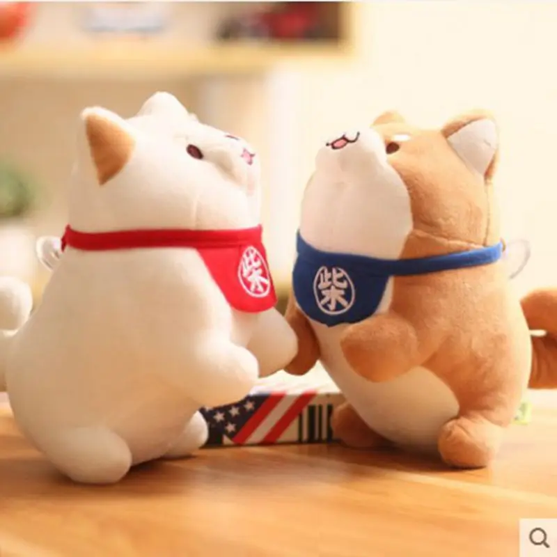 Милая собака Akita плюшевая мягкая игрушка животное автомобиль комната Декор