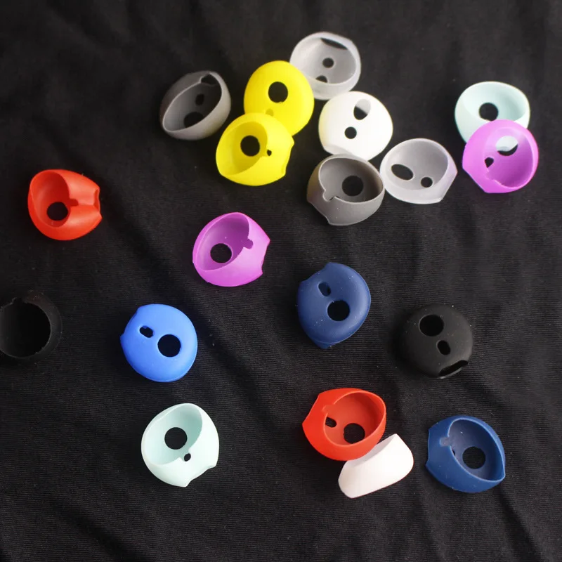 

Ultrathin One Pair Silicone In-Ear Earphone Covers Anti-drop Earplug Sleeve Ear buds Eartips Earphones Protector for AirPods 1 2