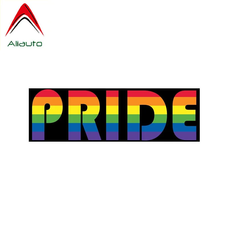 Модная Автомобильная наклейка Aliauto Pride Радужный декор для гомосексуалистов ПВХ с