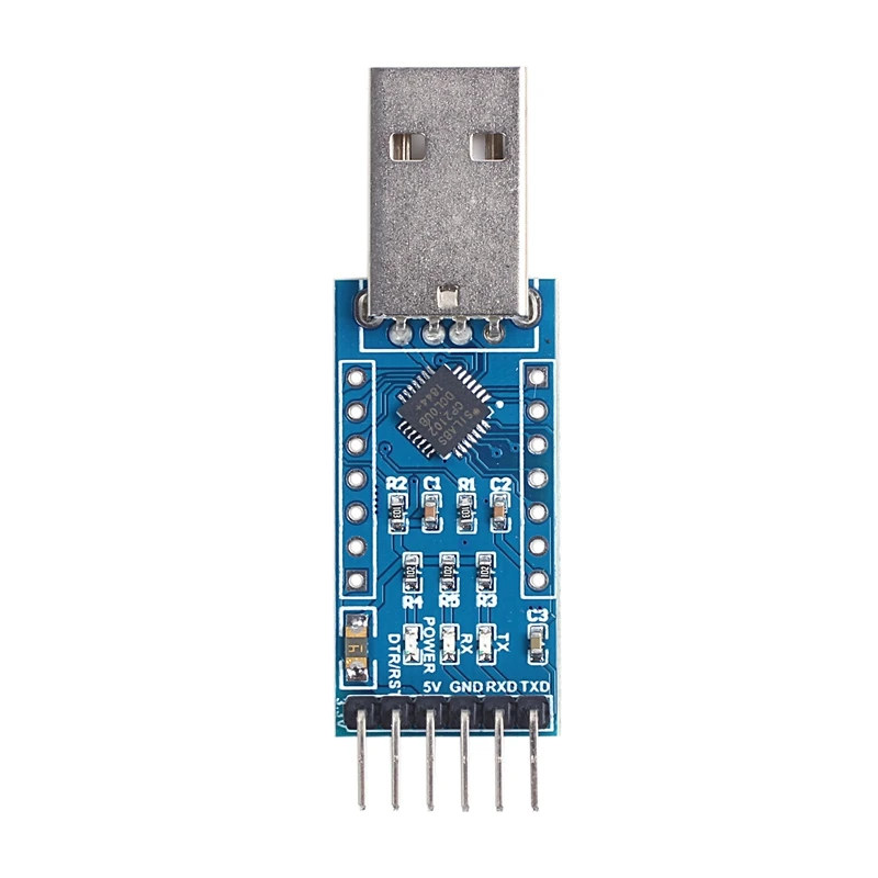 CP2102 USB 2 0 к UART TTL 6 Контактный Модуль серийный преобразователь адаптер синий +