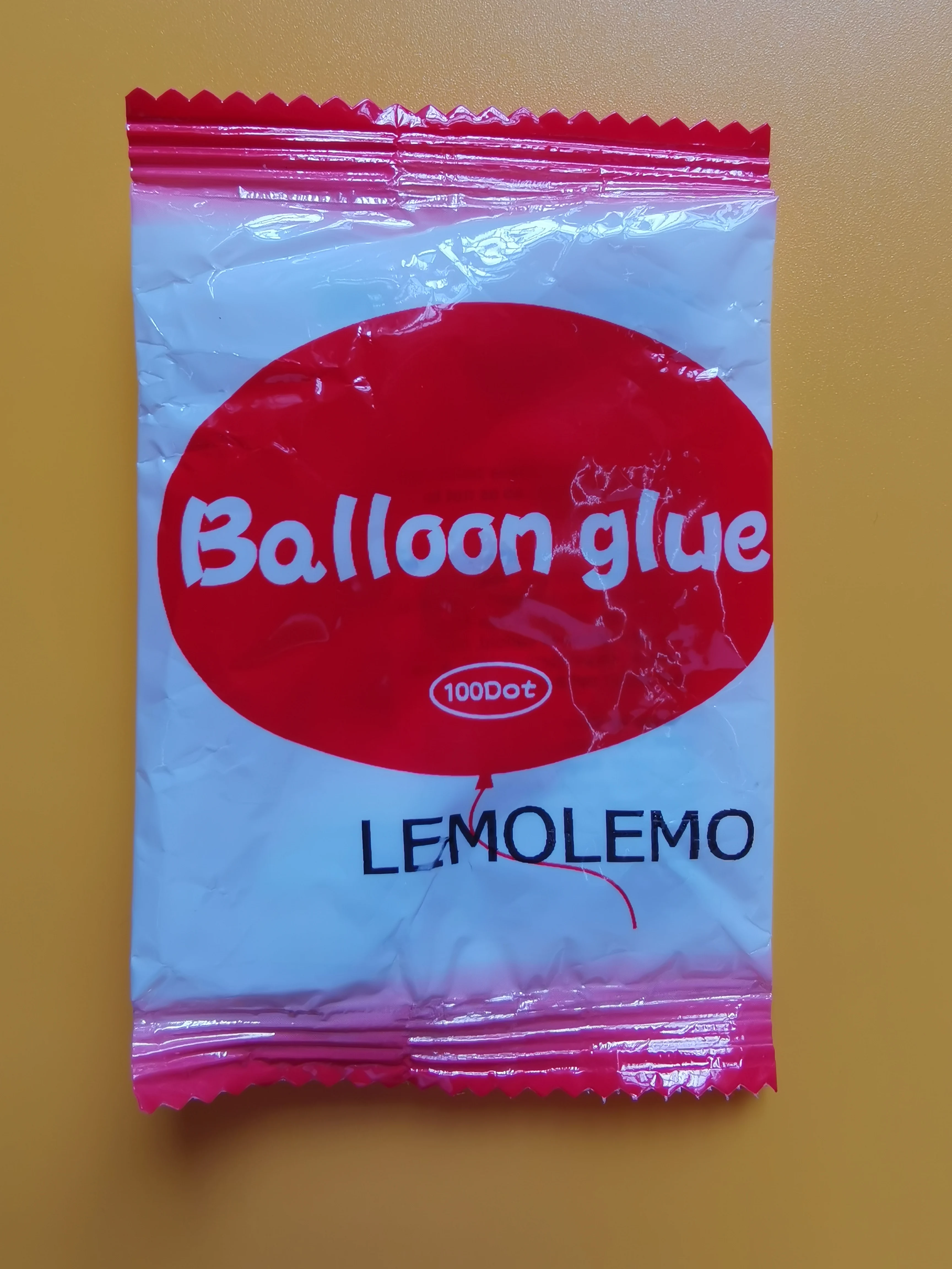 

LEMOLEMO 100pcs/roll Dispensing Stick balloon glue point stickers No trace of glue points Double-sided Birthday Party Decor