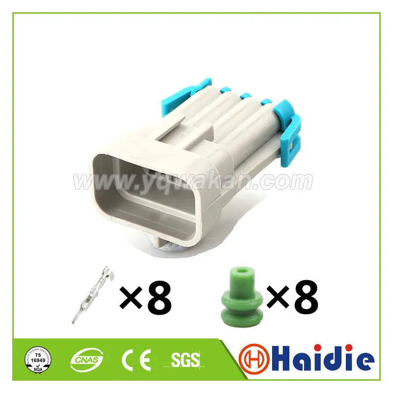 2 комплекта 8pin delphi Автоматическая электрическая Водонепроницаемая вилка жгут