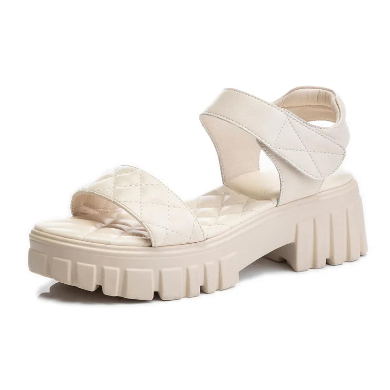 

Pu Platform Shoes Woman Sandals for Women Ladies Fashion Women's Sandals 2021 Summer Shoes Ladies Wedges Female Shoe Woman Heels