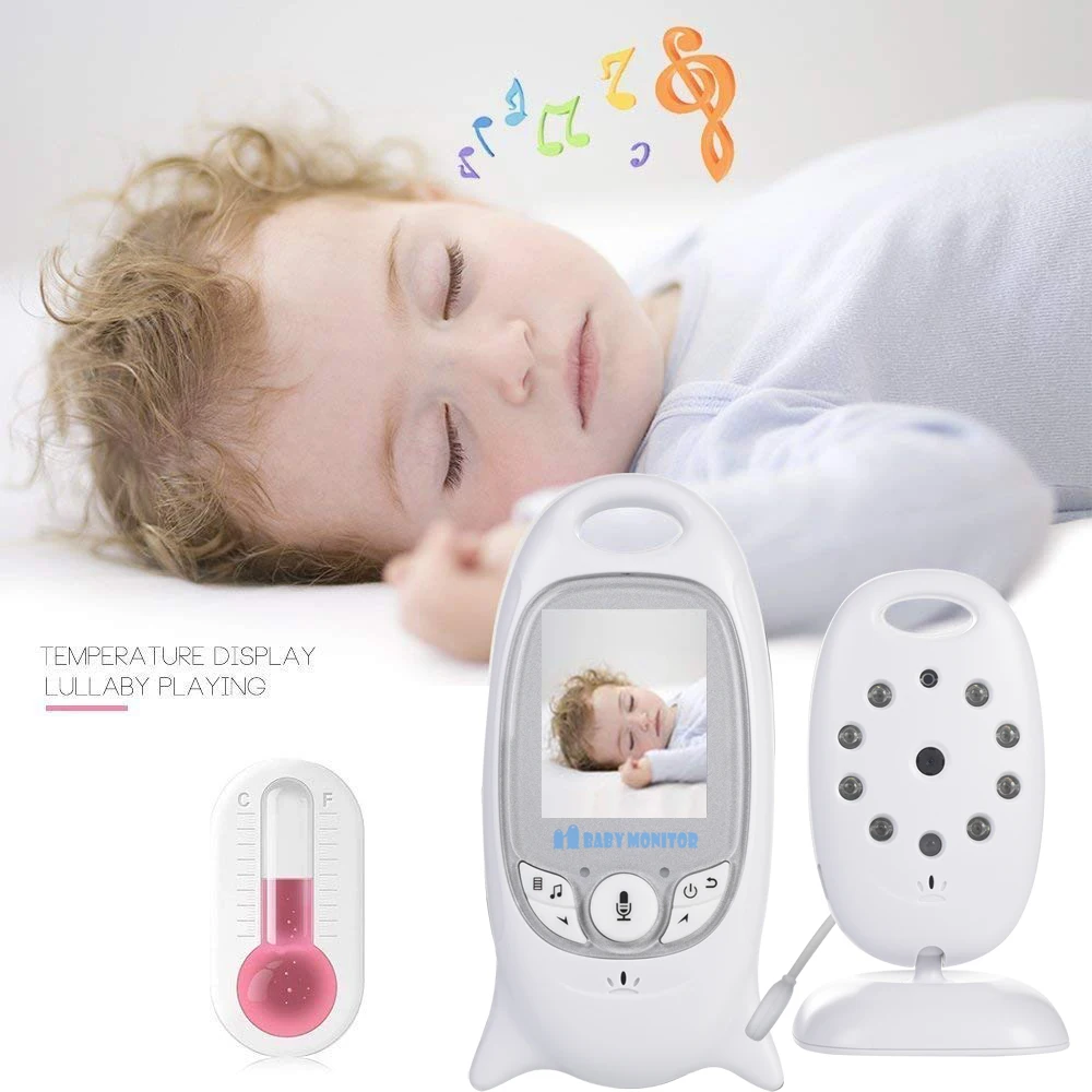 Беспроводная видеоняня VB601 2 0 дюймовый цветной с ночным видением ИК светодиодный