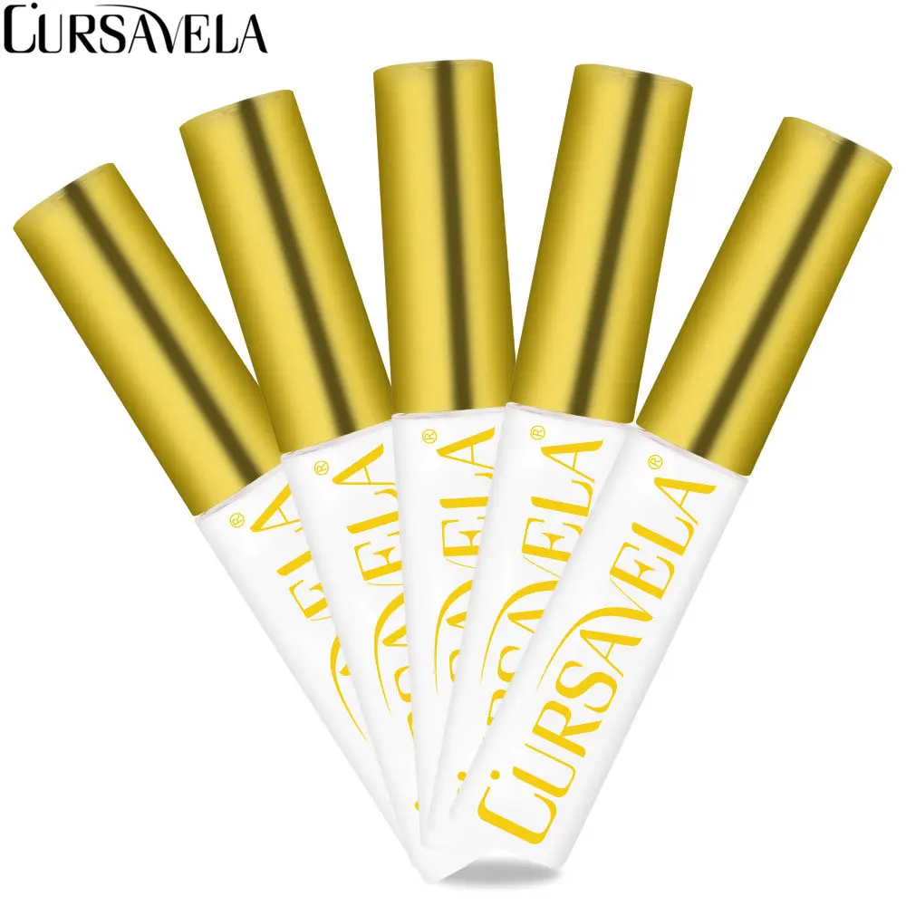 

CURSAVELA White Waterproof Eyelash Glue 5ml Professional Quick Dry Eyelashes Glue 1pcs Mink Eyelash Adhesive Makeup Lashes Tool