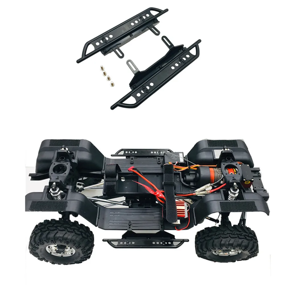 1 пара RC автомобиль металлический боковой шаг рок ползунки для KYX 1/10 гонки Redcat GEN8