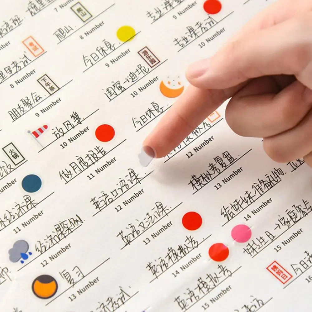 2020 настенный календарь ежедневник заметки бумажный Еженедельный и ежемесячный