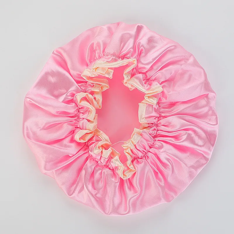 Утолщенная двухслойная Водонепроницаемая шапка для ванны взрослых двухслойный