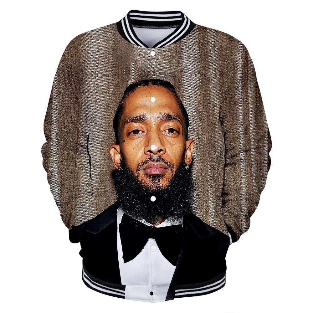 nipsey hussle 3D бейсбольная форма новые мужские/женские весенние повседневные бейсбольные куртки Harajuku Одежда Плюс Размер Уличная