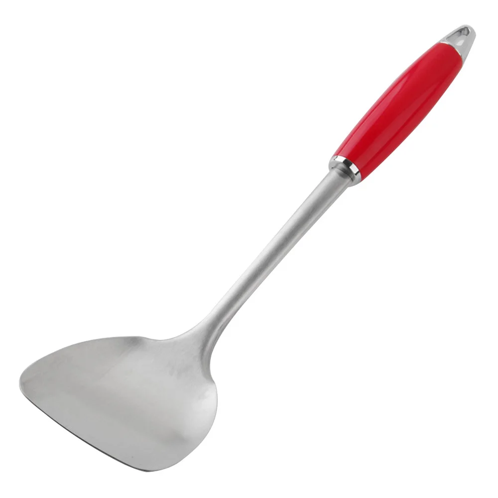 

Stainless Steel Spatula Long Handle Turner Thicken Heat Resistant Cooking Spoon Kitchen Utensils