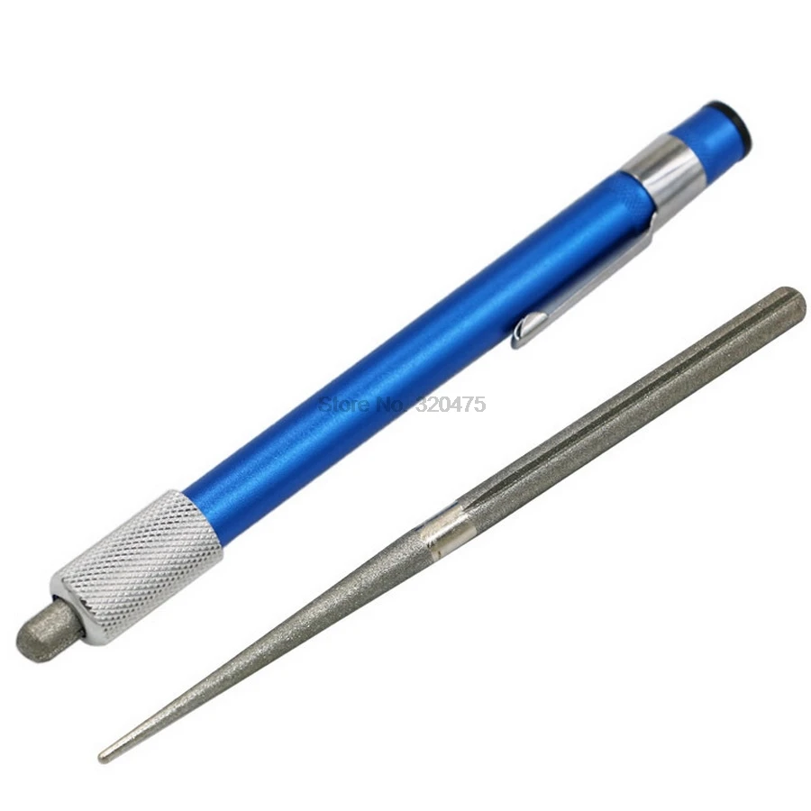 500 шт. Высококачественная портативная Алмазная точилка для камня ручка