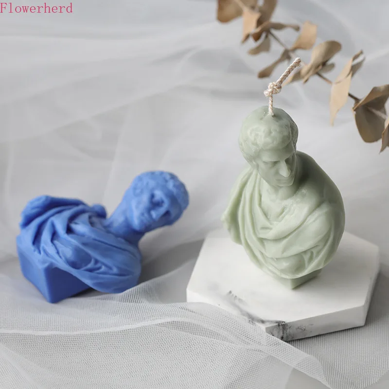 Новая свеча инструменты Brutus гипсовая портретная форма для свечей декоративная