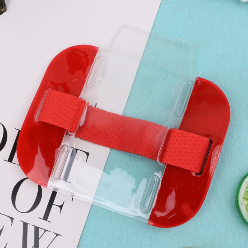 Эластичная Повязка на руку для удостоверения личности держатель фотографий