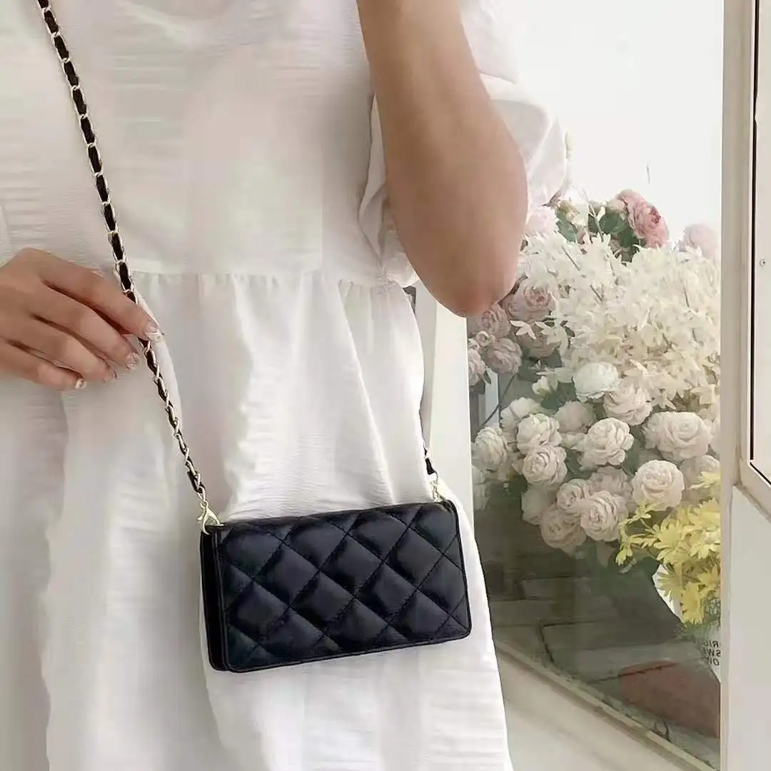 the luxury brand wallet card crossbody protective cover is suitable for all mobile phone protection accessories under 6 7 inches free global shipping