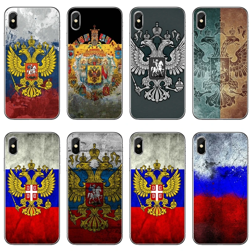 Аксессуары для телефона с флагом России чехол Huawei P30 P20 Pro P10 P9 P8 Lite Y5 Y6 Y7 Y9 P Smart Plus 2018