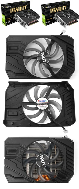 For PALIT GeForce RTX 2060 GTX 1650 1660 1660Ti Video Card Fan 