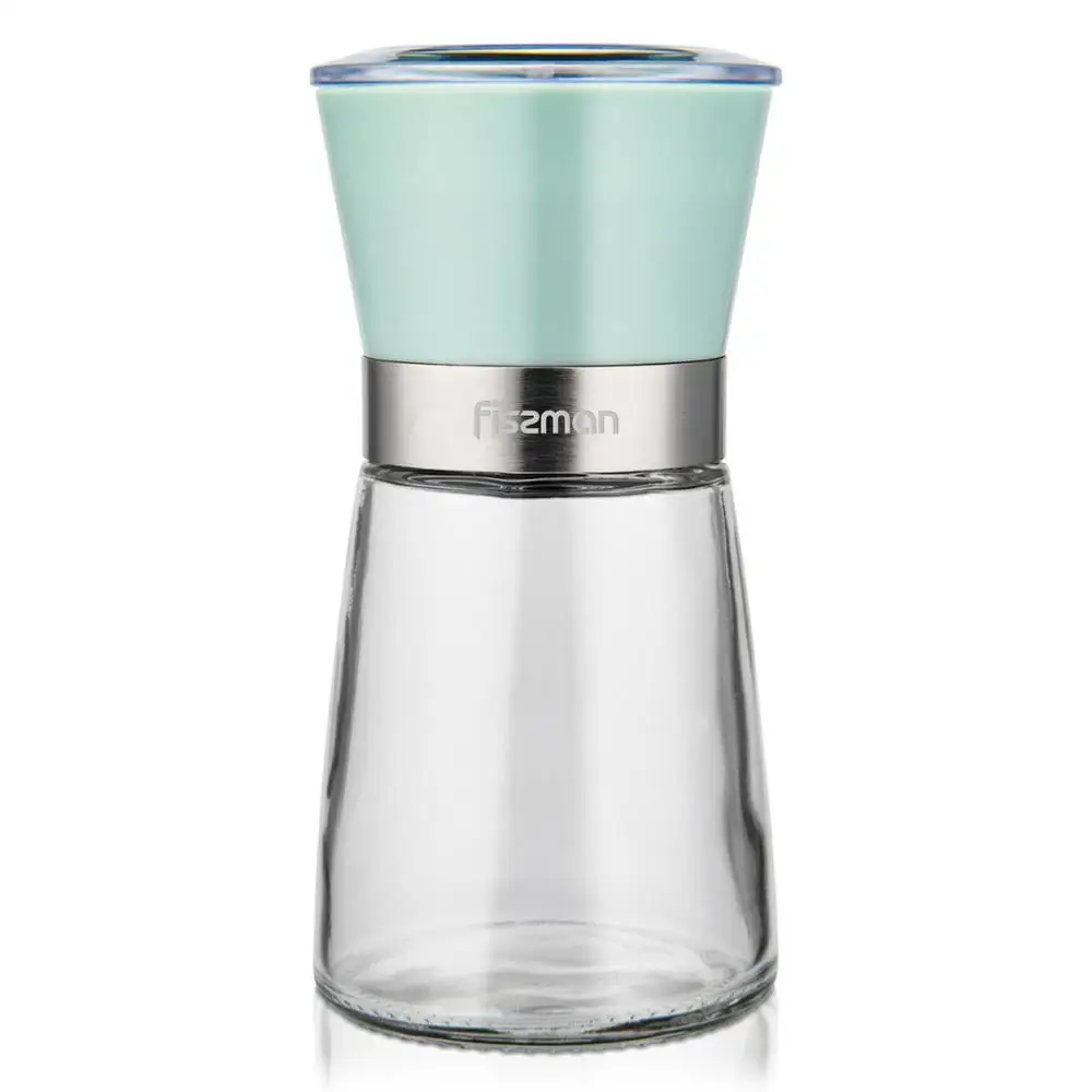Ручная мельница для перца Fissman соли с регулируемой стеклянной бутылкой