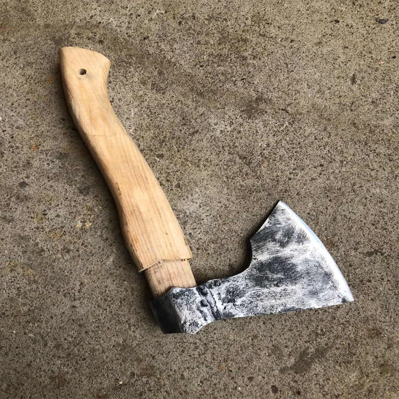 Wood Axe Wooden Handle Axe Outdoor Camping Felling Axe Surviva