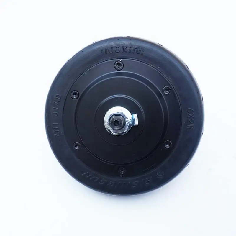 

6 inch servo hub motor 36v 250w double shaft robot motor with encoder