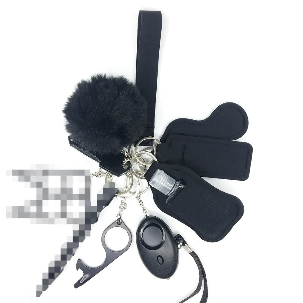 

Keychains for Self-defense Products Personal Safety Survival Women Alarm Window Breaker Set Girl Self Def Security Weapons Girls