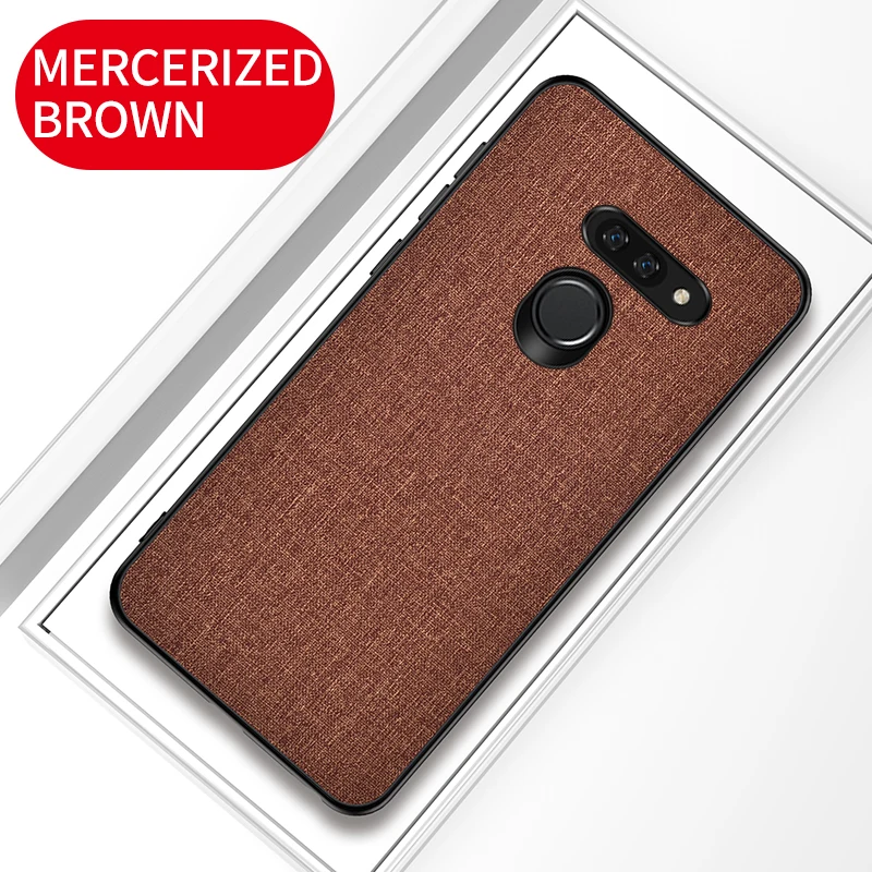 brown Тканевый чехол для LG V40 G8 G8S ThinQ K40 Stylo 5, мягкий силиконовый чехол s Для lenovo S5 Pro/K5 Pro - Цвет: brown