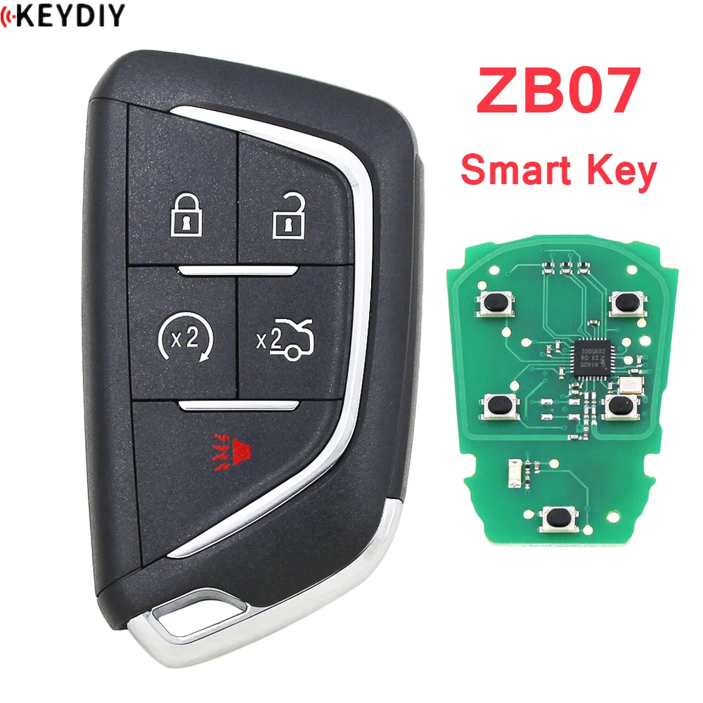 Универсальный Смарт-брелок KEYDIY ZB07 с 5 кнопками для телефона брелок ключей Mini KD KD900