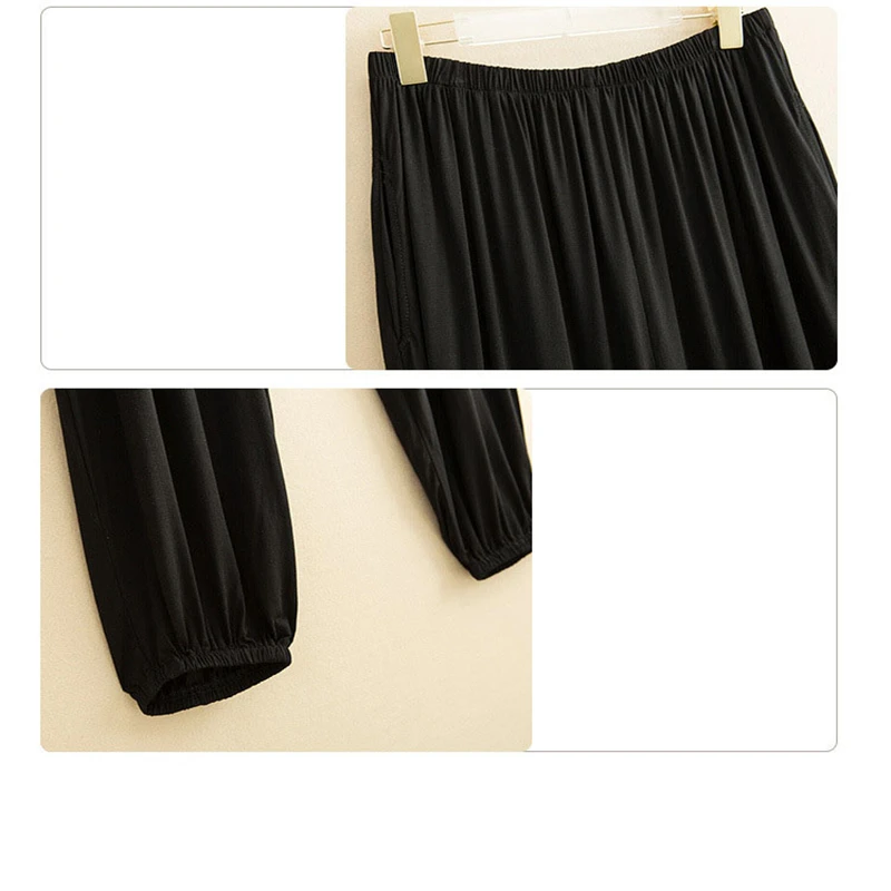 Мужские пижамы из модала чистый цвет удобные для кожи большой размер Свободная