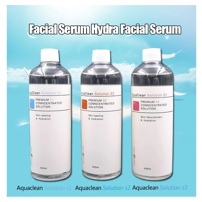 2020 Factory Price Aqua Peeling Solution 400ml Per Bottle Hydra Dermabrasion Facial Serum Cleansing on Sale