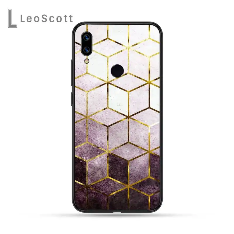 

Marbled pattern Phone Case For Xiaomi Redmi Note 4 4x 5 6 7 8 pro S2 PLUS 6A PRO