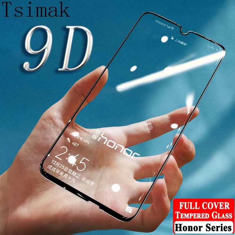 9D полное покрытие из закаленного стекла для huawei Honor 8A 8S 8X 9X 10i 20i 10 Lite 20 Pro Защитная пленка для экрана