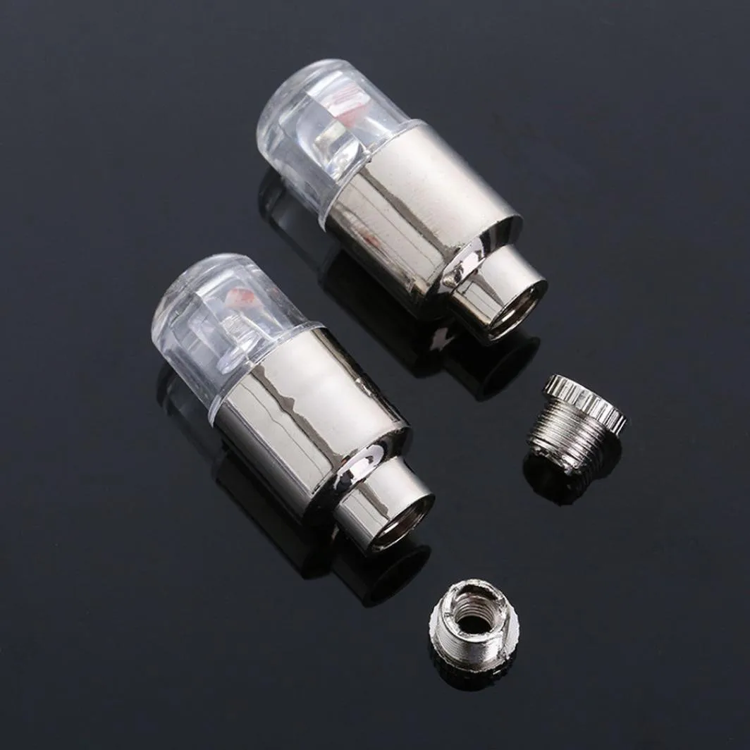 2 шт. велосипедный автомобильный мотоциклетный колпачок для шин и светодиодный
