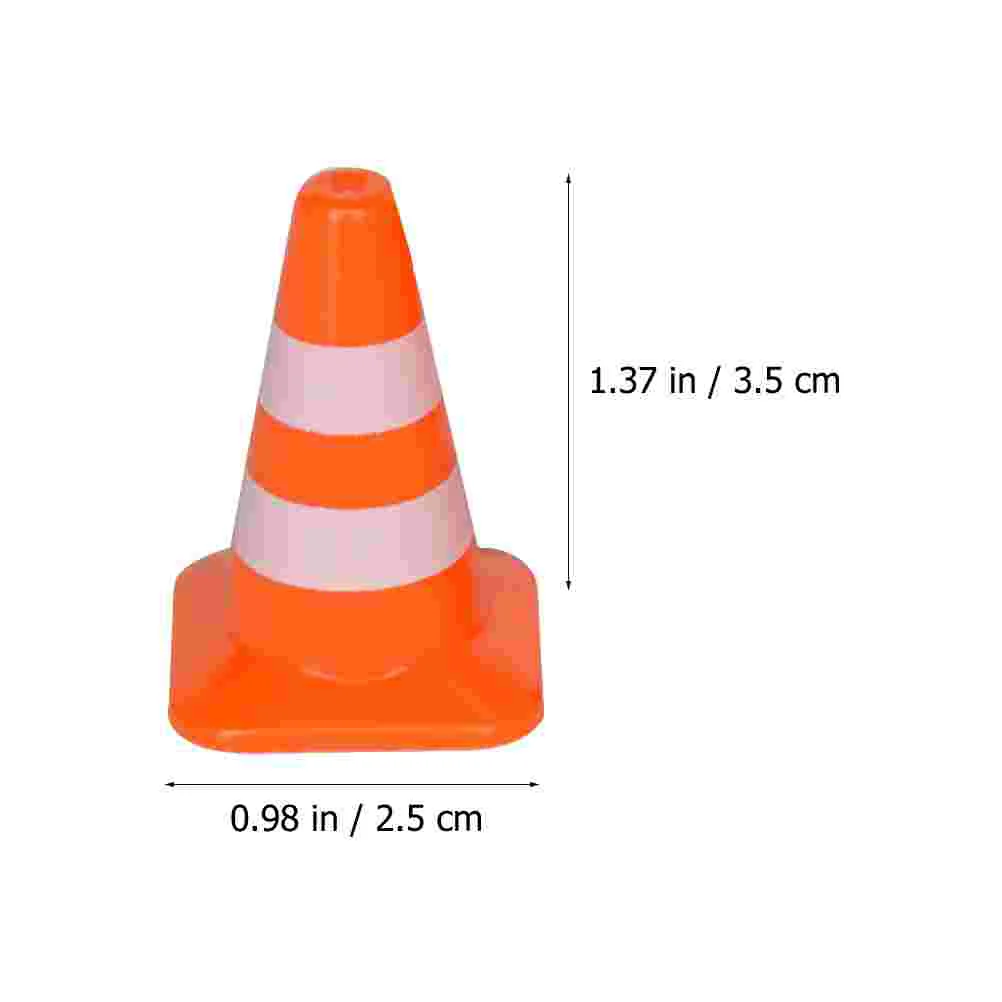 7/14pcs Mini Plastic Traffic Road Cones Toys Training Roadblock Signs Children Educational Toy Kindergarten Teaching Aids | Игрушки и