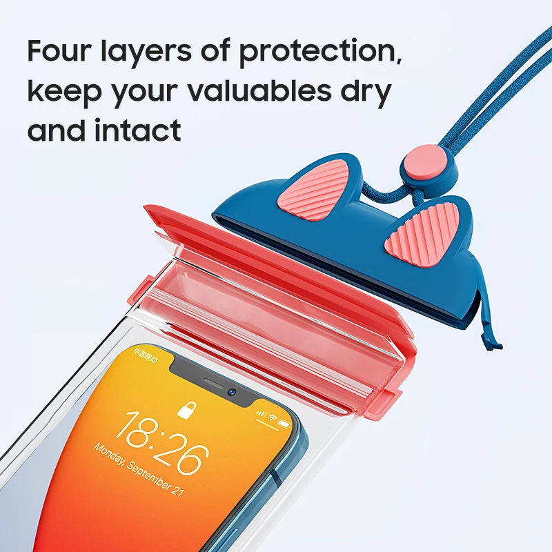 Benks FS02 IPX8 7 дюймов ниже iPhone Универсальная водонепроницаемая сумка Huawei Xiaomi Android
