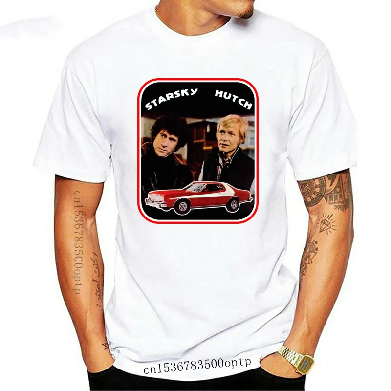 

Новинка 2021, Мужская черная футболка STARSKY & amp HUTCH, размеры от S до 2XL, США, размеры от S до 3XL, EN1