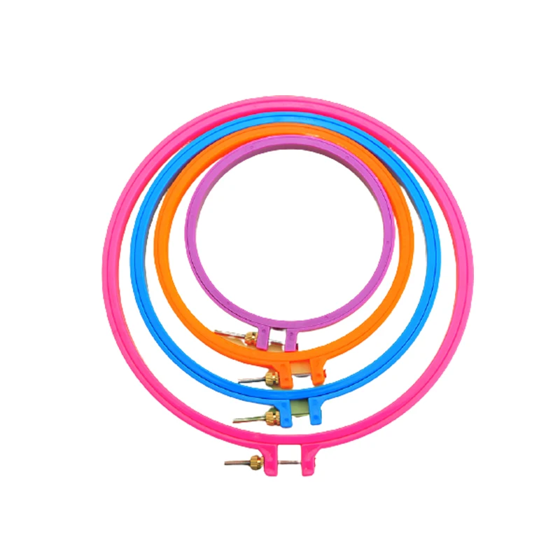

Embroidery Stretch Round Plastic Silk Ring Support DIY Cross Stitch Embroidery Stretch Embroidery Embroidery Stand Tool