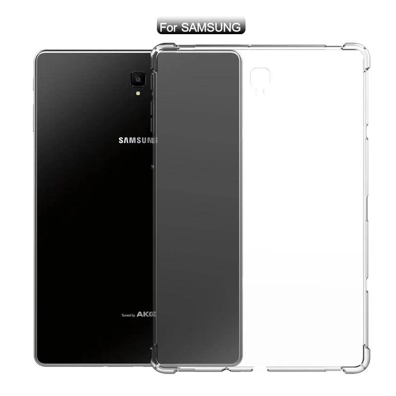 

Силиконовый чехол для Samusng Galaxy Tab A 8,0 ''2019 SM-T290 SM-T295 T297 8,0 Дюймов прозрачный однотонный мягкий чехол-накладка из ТПУ чехол для планшета кожаный ...