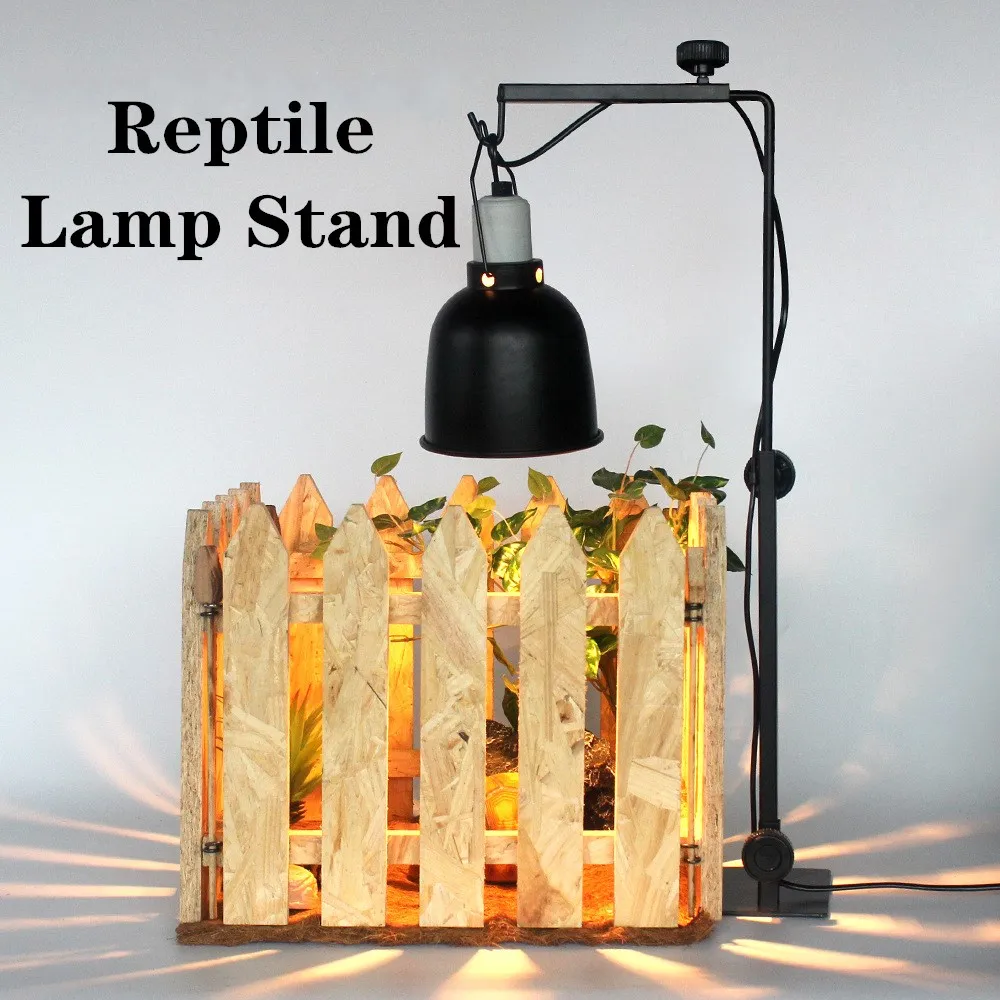Регулируемая Напольная Лампа для рептилий держатель освещения металлический