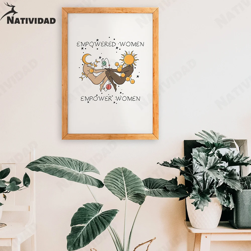 

Southeast Asian Religious Art Style Posters and Prints Female Art Sun Moon Human Soul Wall Pictures for Living Room Home Decor