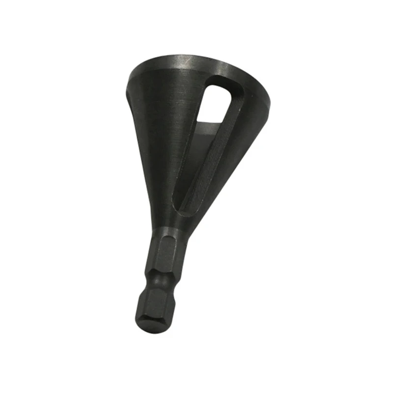 

Roestvrij Staal Hex Driehoek Schacht Verwijderen Burr Gereedschap Voor Boor Hout Boren Ontbramen Externe Afschuining Tool