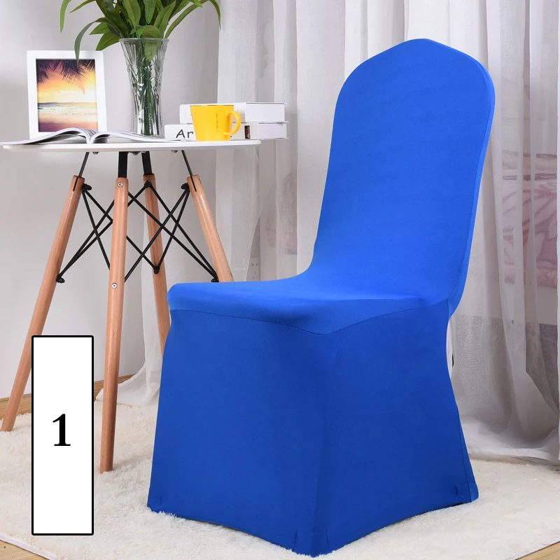 Новинка 2019 однотонные большие яркие чехлы для стульев эластичные с высокой