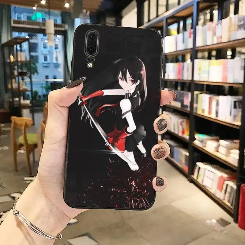 

Akame ga KILL! anime girl Phone Case For Huawei honor Mate P 10 20 30 40 Pro 10i 9 10 20 8 x Lite
