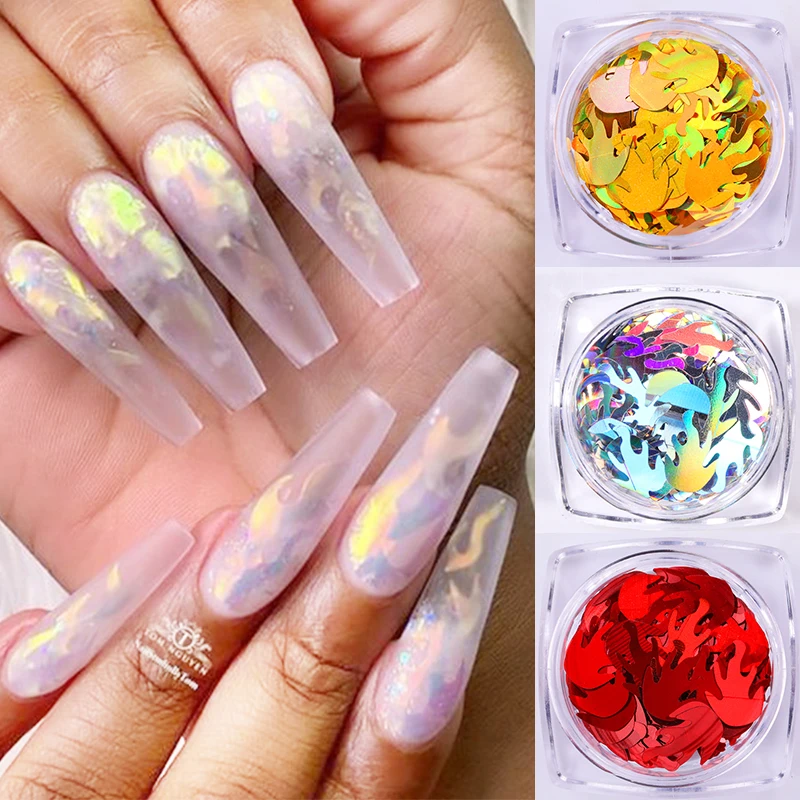 Блестки для ногтей с Кленовым листом блестки дизайна хлопья в форме снежинки