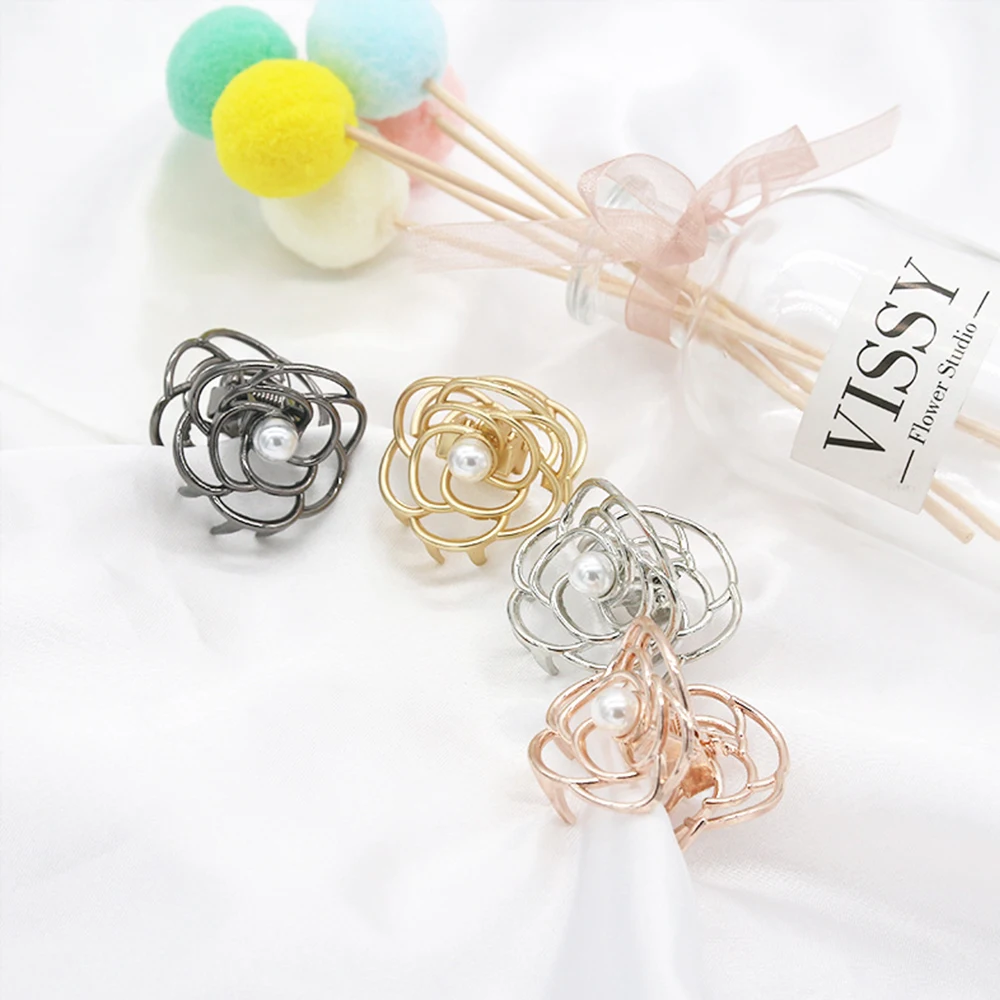 Заколки-крабы с жемчужинами для женщин и девушек аксессуары волос в Корейском