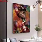 Алмазная вышивка африканская леди, полный комплект, 5 d, Алмазная мозаика, полная квадратная, круглая, алмазная живопись, люди, девочка, комната, Настенный декор