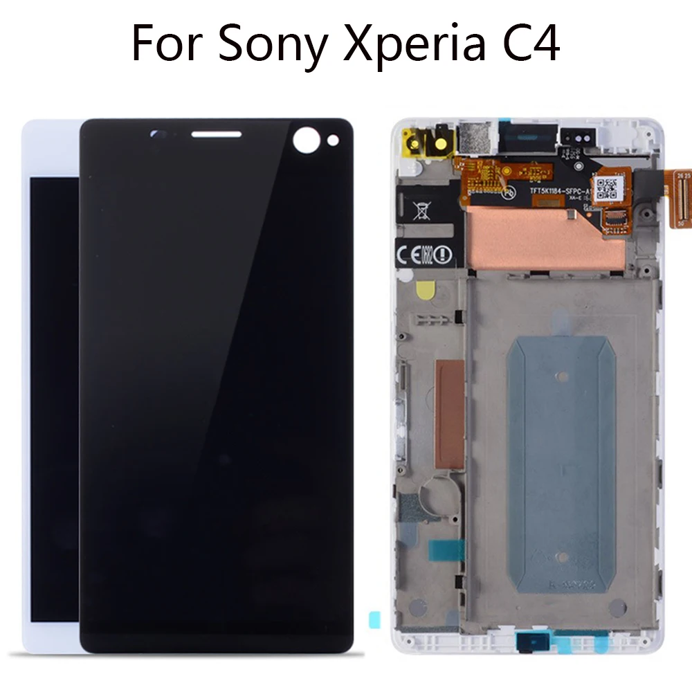 ЖК-экран с дигитайзером для Sony Xperia C4 5 дюйма E5303 E5306 E5333 E5353 | Мобильные телефоны и