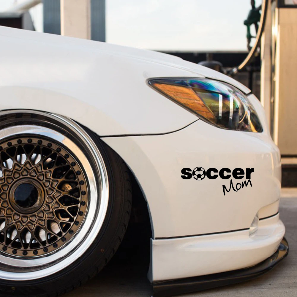 

16*6.3cm Soccer Mom Funny Car Window Bumper Novelty JDM Drift Vinyl Decal Sticker Car Styling