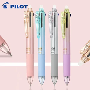 Японская многофункциональная ручка PILOT, новый градиент, фриксион LFKB-80UF, 0,38 мм, 4 цвета, стираемая
