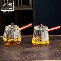 sendian japanese style heat resistant glass filter teapot detachable glass pot 2021 new hot office home kitchen accessories